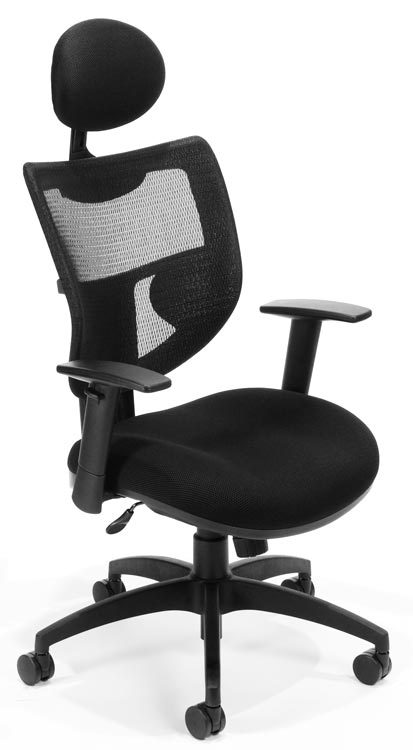 Contemporary Executive High Back Mesh Chair by OFM