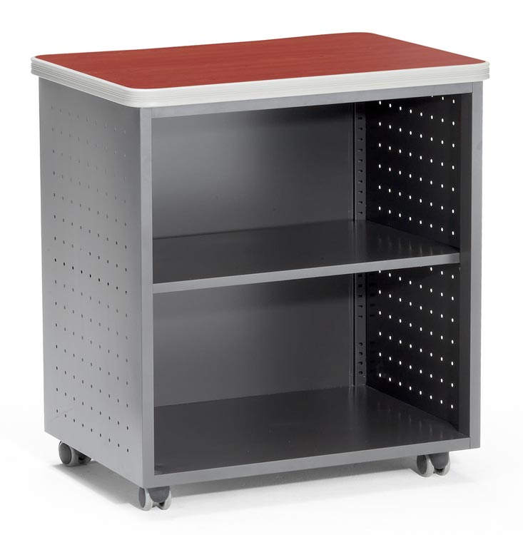 Mobile Utility Table with Shelf by OFM