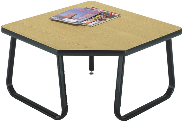 Sled Base Corner Table by OFM