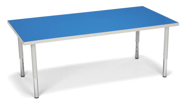 Rectangle Large Leg Table by OFM