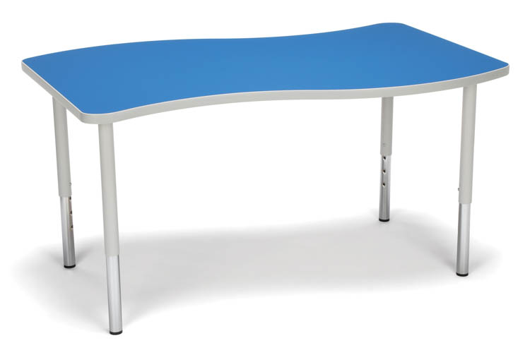 Wave Small Top Small Leg Table by OFM