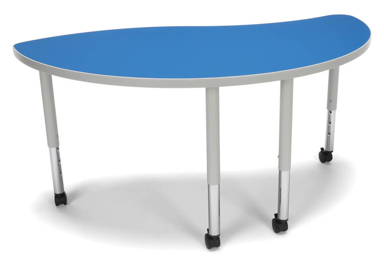 Ying Small Leg Table with Casters by OFM