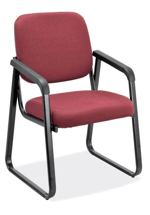 Sled Base Guest Chair with Arms by Office Source Office Furniture
