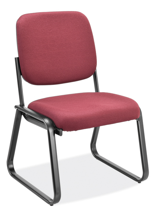 Armless Sled Base Guest Chair by Office Source Office Furniture