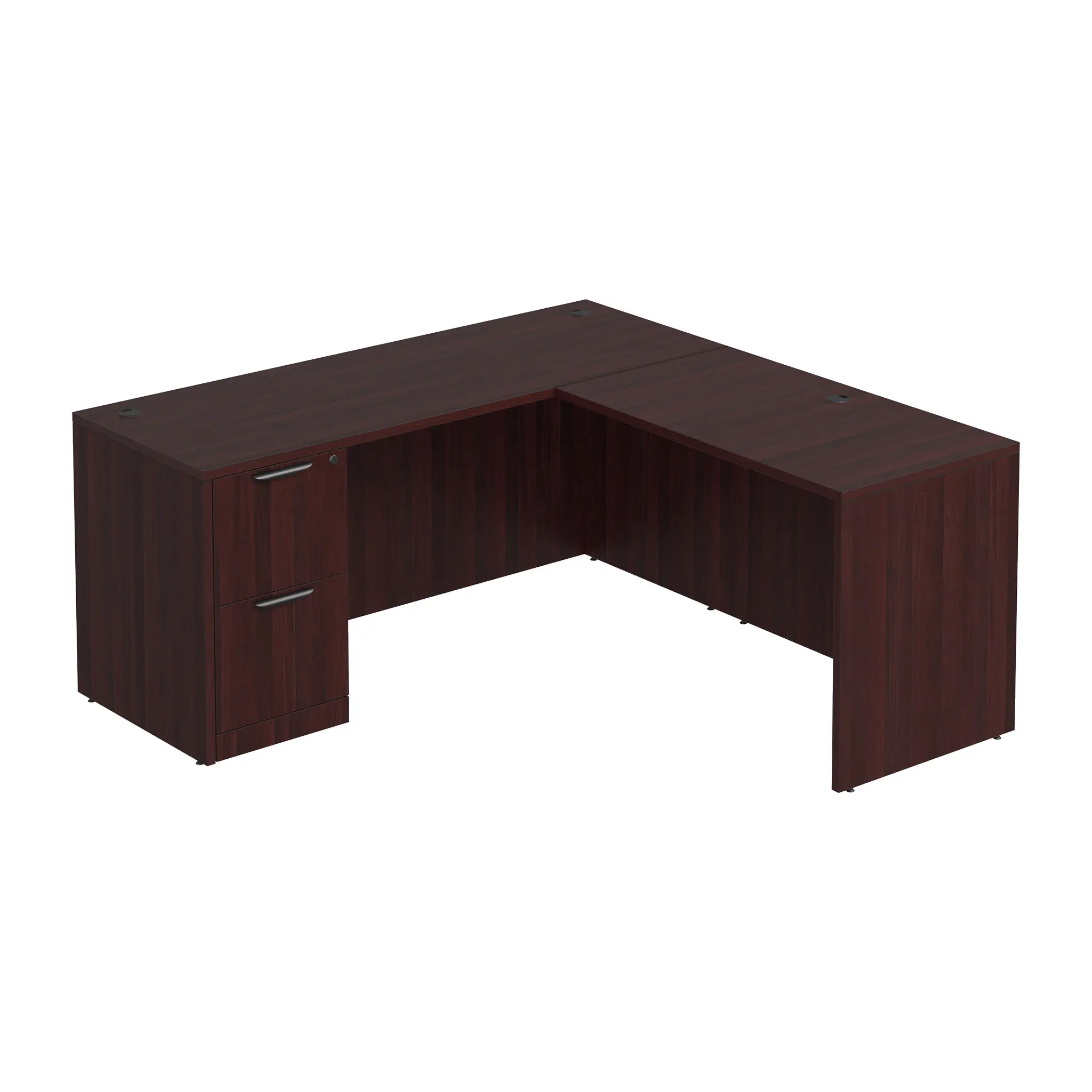 L-Desk 71in W x 72in D with 2 Drawers by PBD Furniture