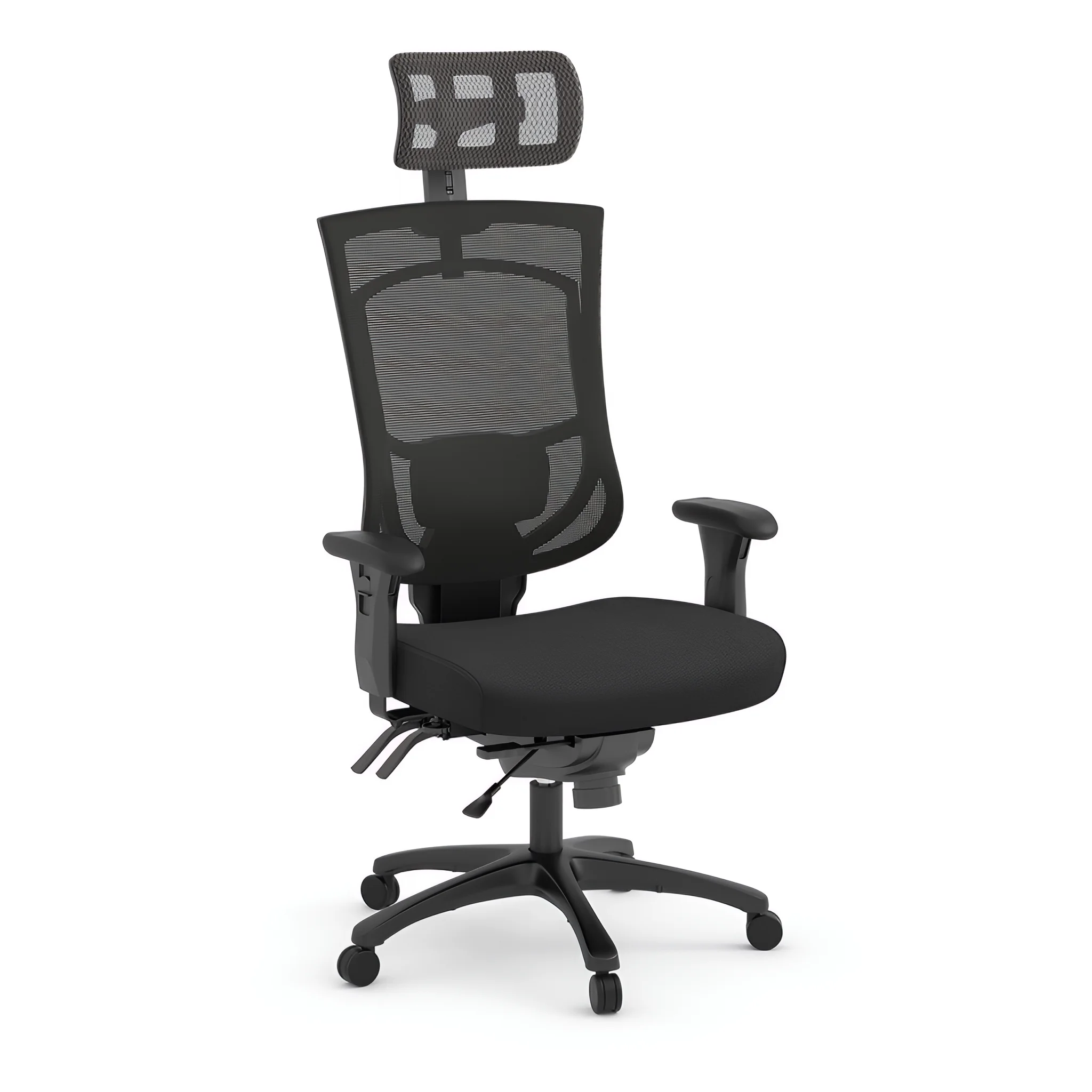 Big and Tall Task Chair with Headrest and 400 lb Capacity by PBD Furniture