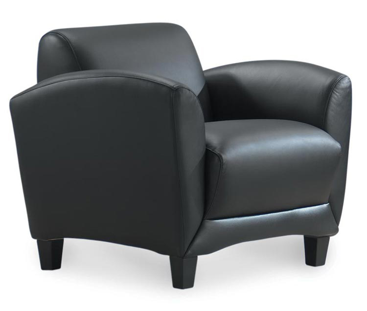 Leather Club Chair by Office Source