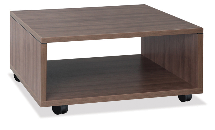 Pedestal Table with Casters by PBD Furniture