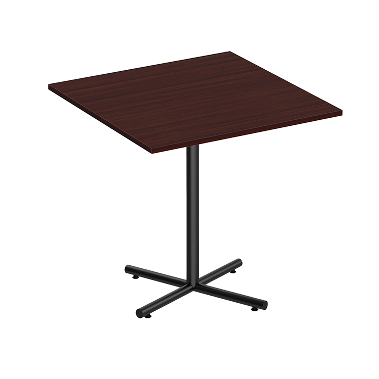 42in Square Cafeteria Table with Black Base - Cafe Height by PBD Furniture