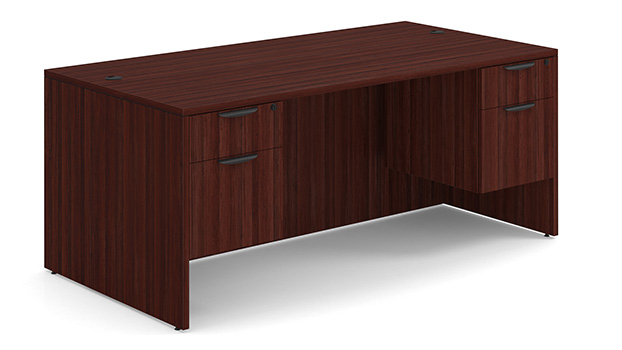 72in Double Pedestal Desk by PBD Furniture