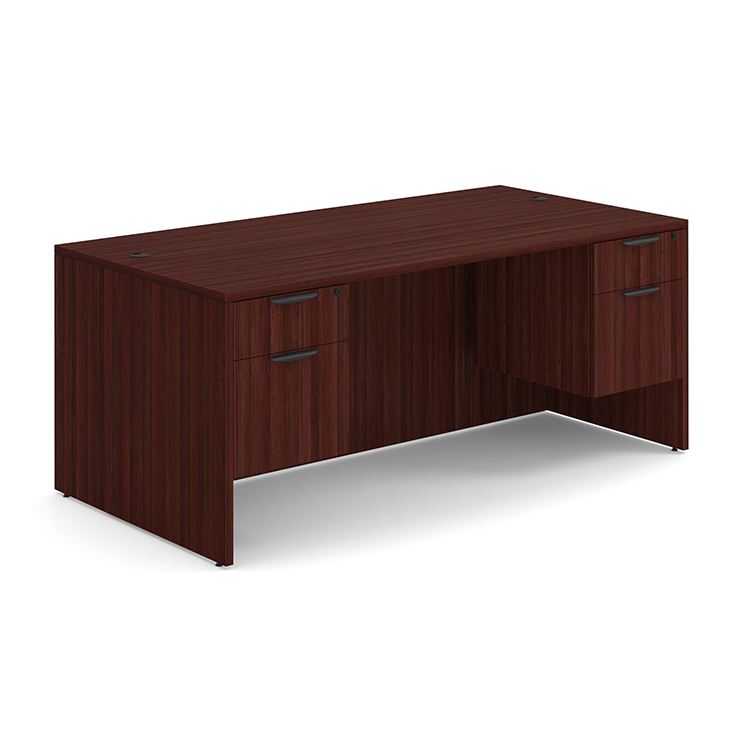72in Double Pedestal Desk by Office Source