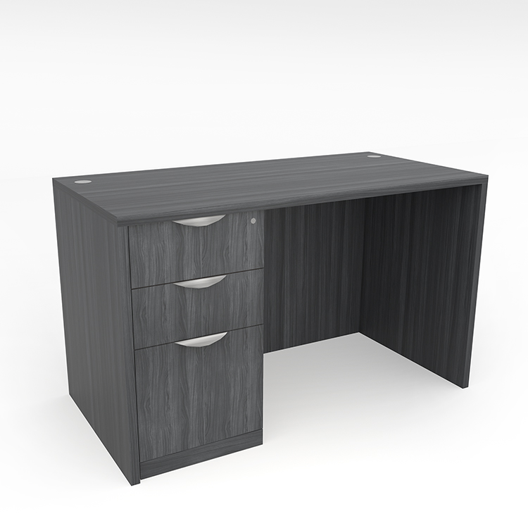 47in x 24in Single Pedestal Desk by PBD Furniture