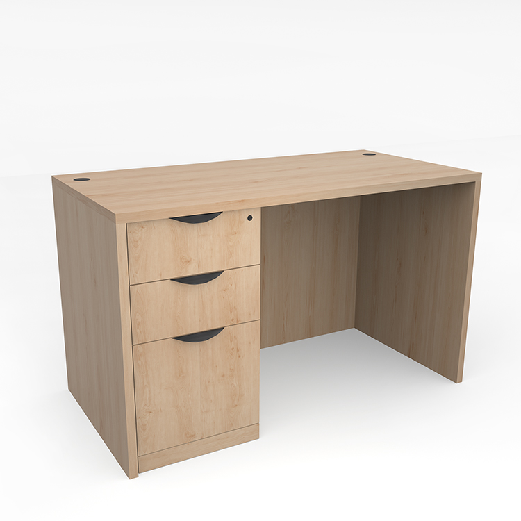 47in x 24in Single Pedestal Desk by PBD Furniture