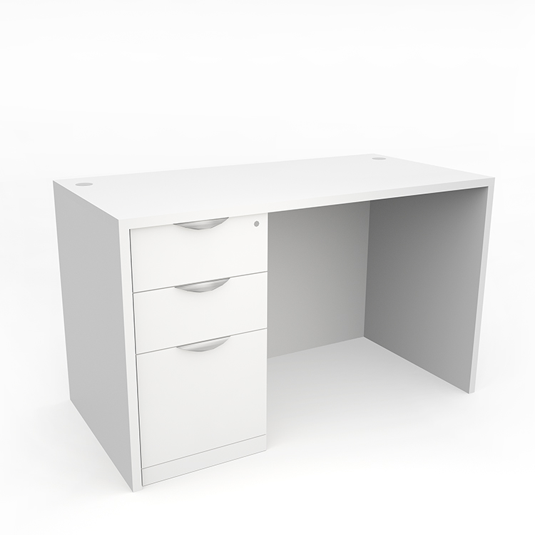 66in x 30in Single Pedestal Desk by PBD Furniture