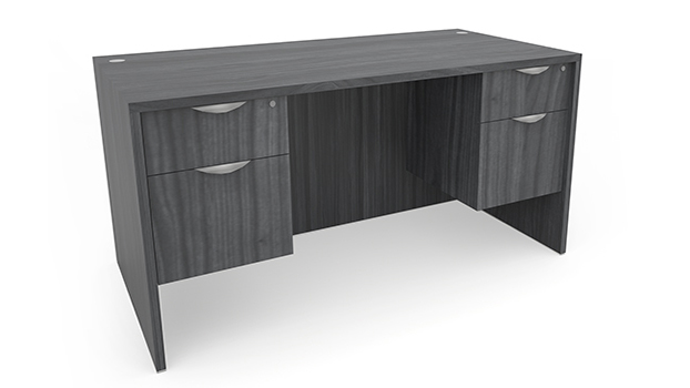 66in Double Pedestal Desk by PBD Furniture