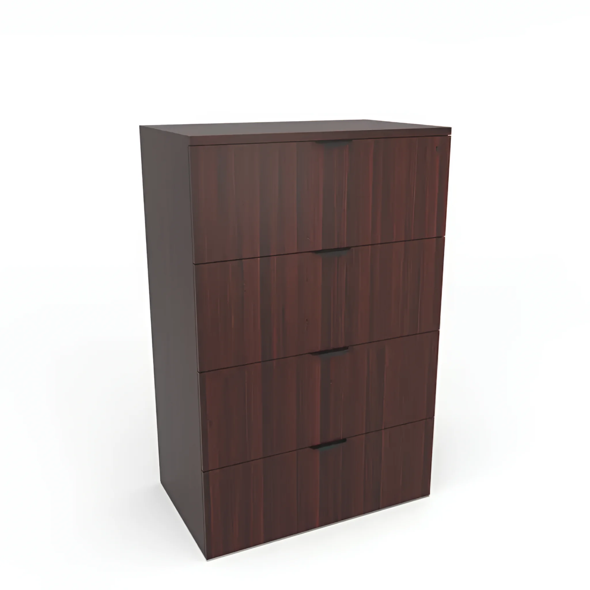 4 Drawer Lateral File by PBD Furniture in Mahogany