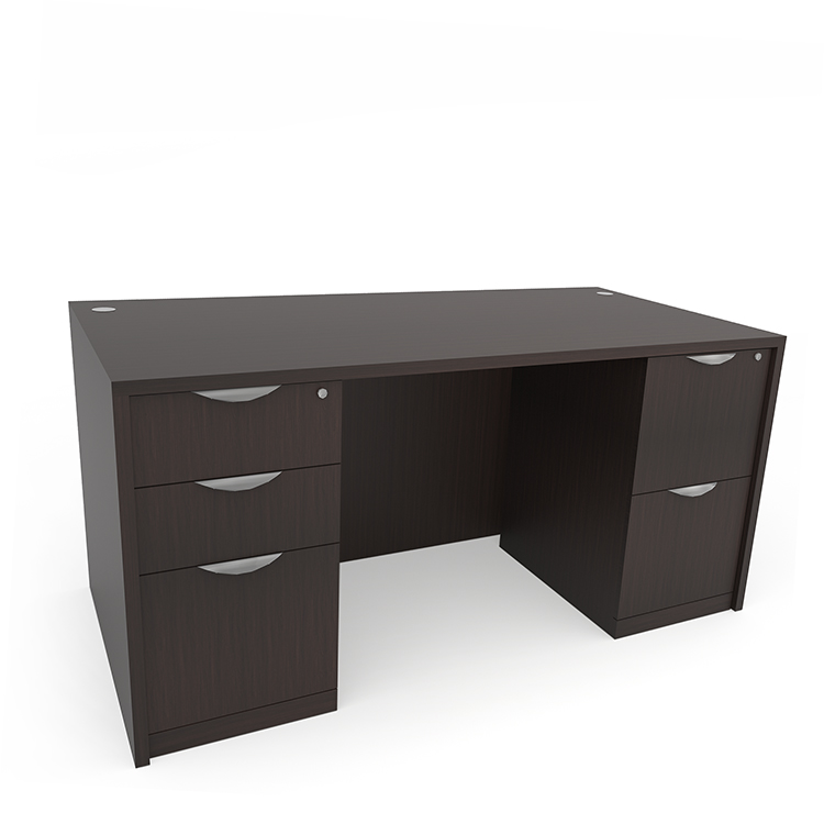 72in x 30in Double Pedestal Desk by PBD Furniture