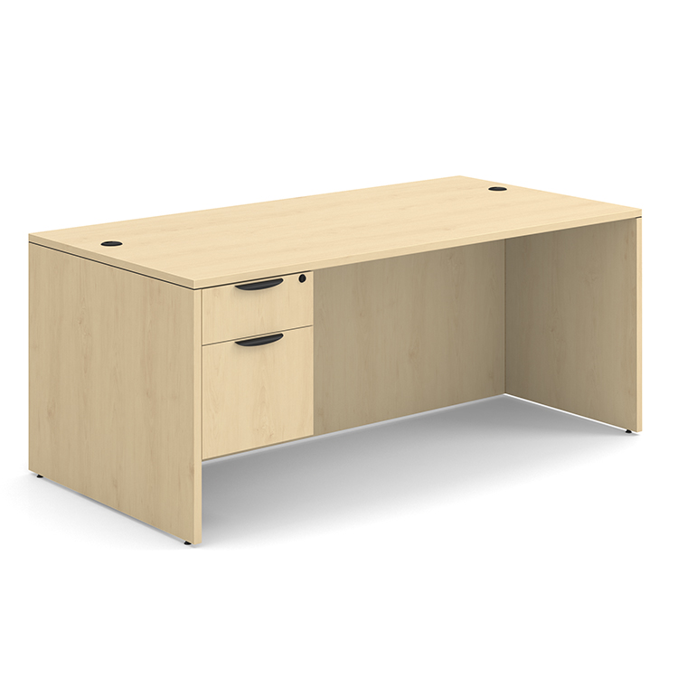 72in x 36in Single Hanging Pedestal Desk by PBD Furniture