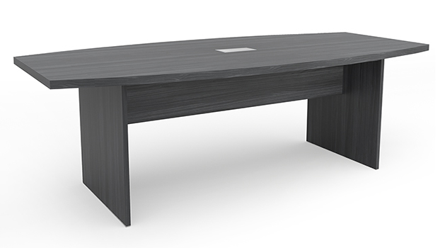 8ft Boat Shaped Slab Base Conference Table by PBD Furniture