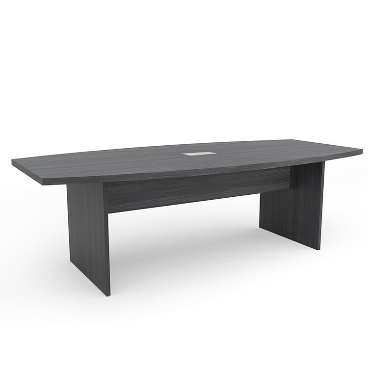 8ft Boat Shaped Slab Base Conference Table by PBD Furniture