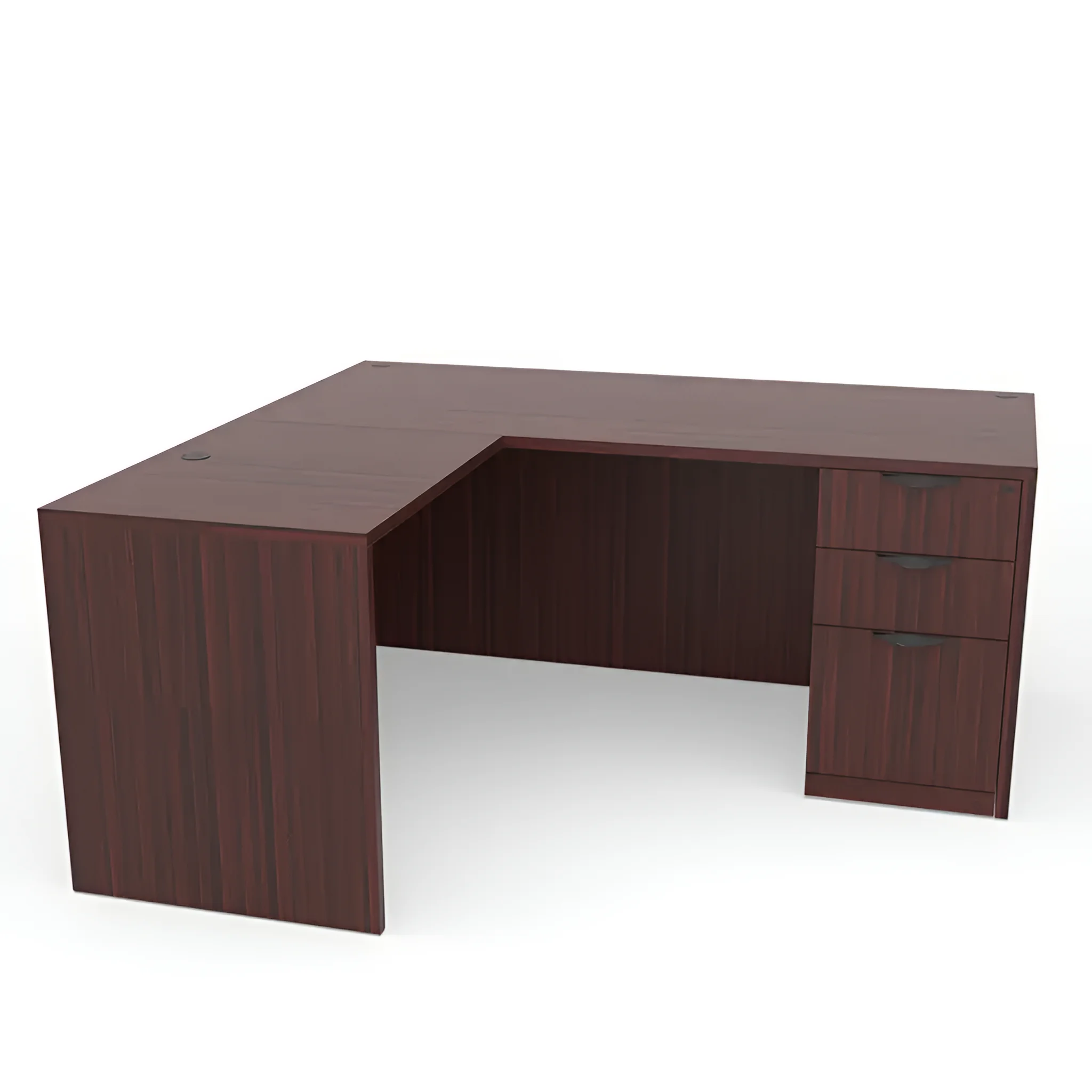 72in x 72in Single Pedestal L-Shaped Desk by PBD Furniture