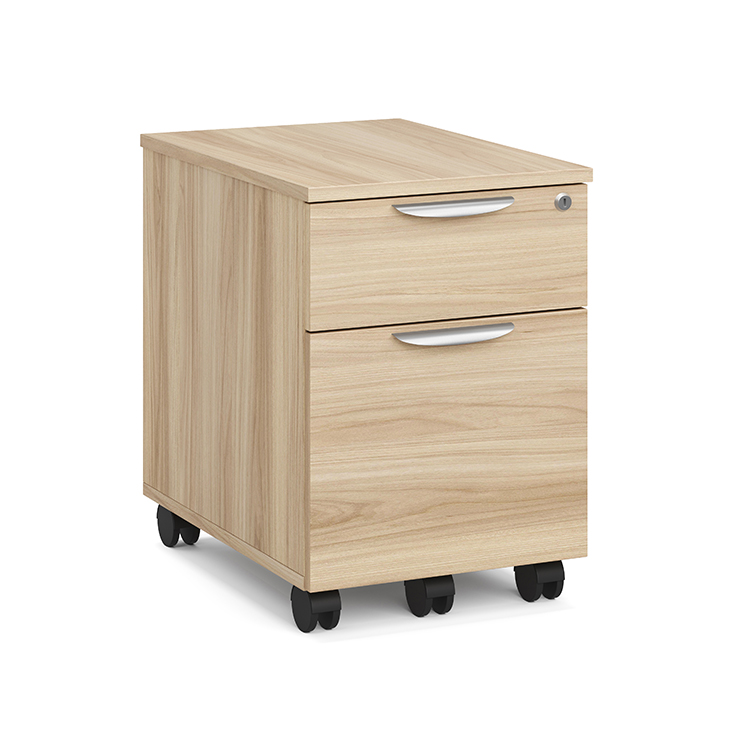 2 Drawer Low Mobile Box File Pedestal by PBD Furniture