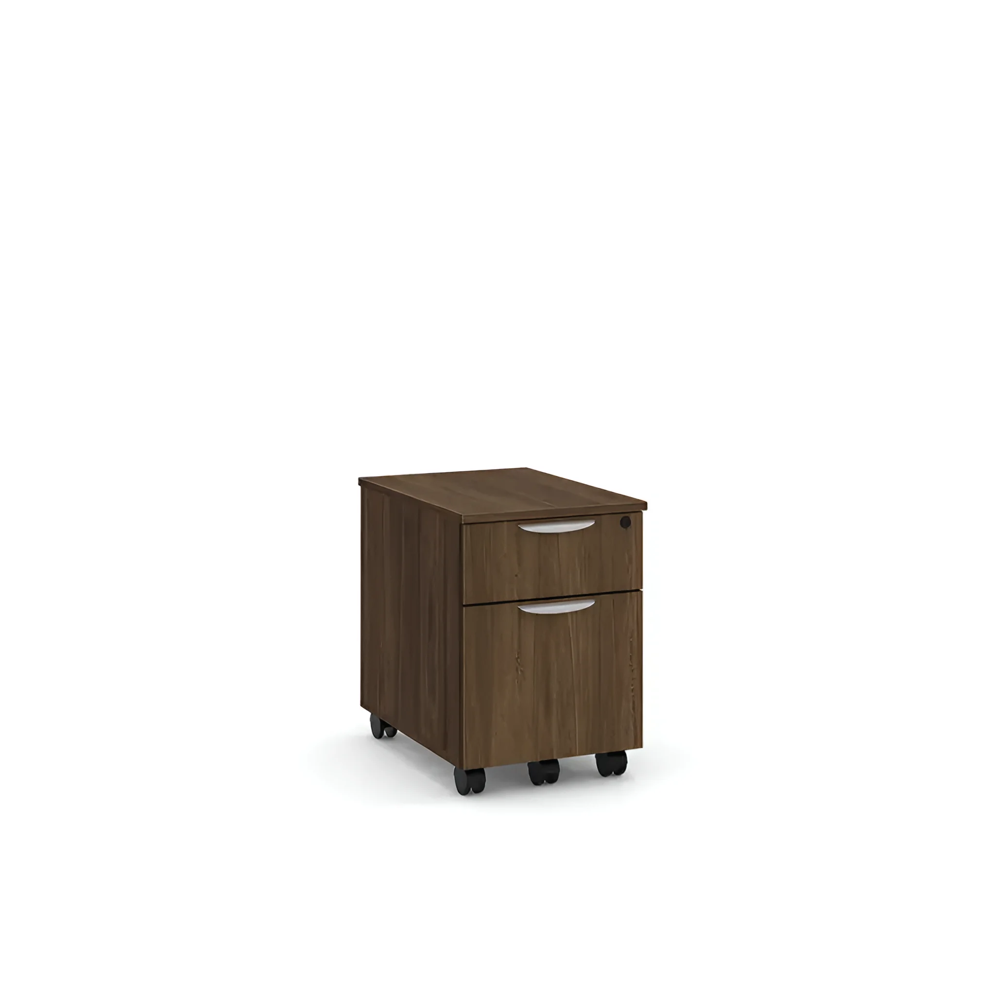 Mobile File Cabinet 16in W x 23in D x 23in H with 2 Drawers by PBD Furniture