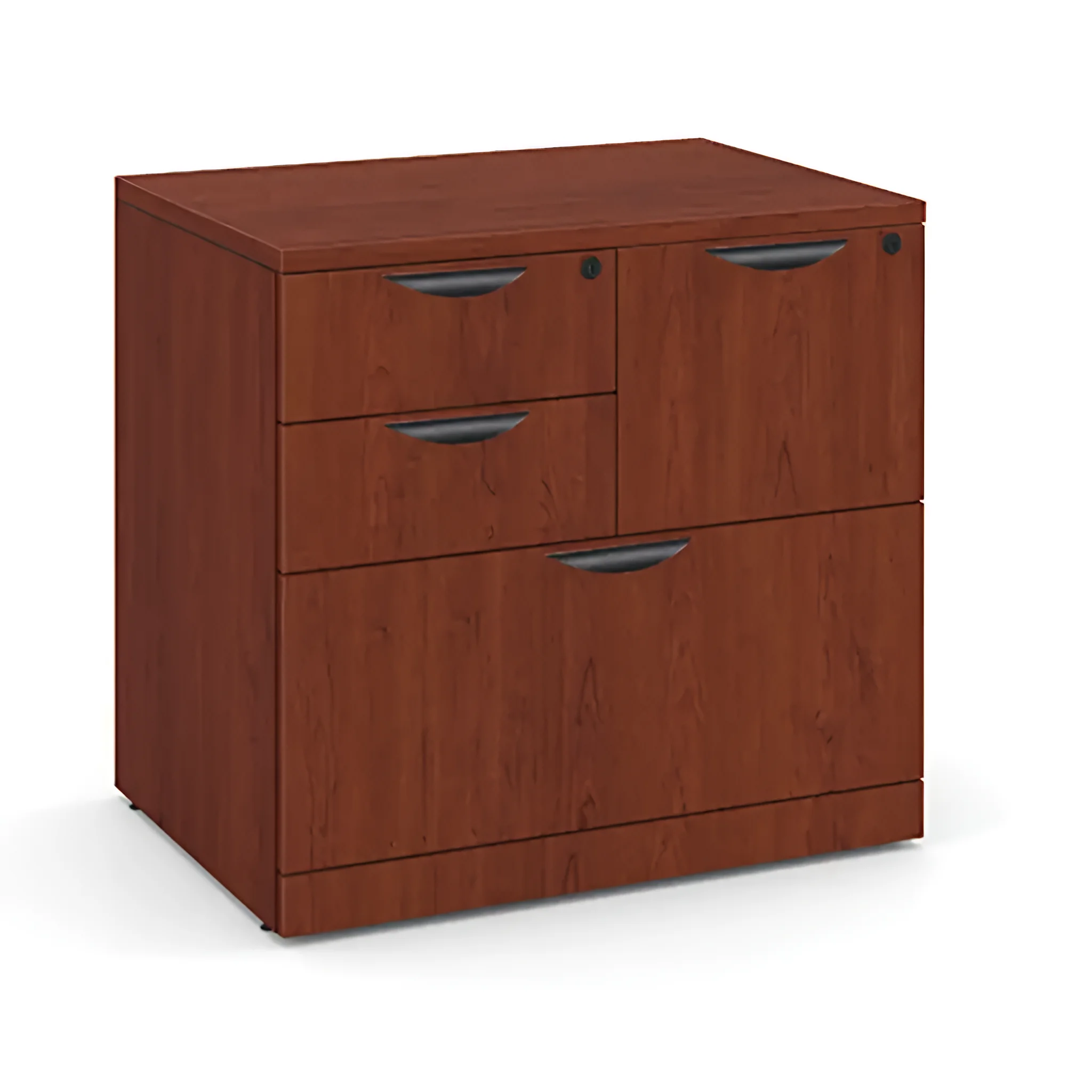 Lateral File Cabinet 31in W x 22in D x 30in H with 4 Drawers by PBD Furniture