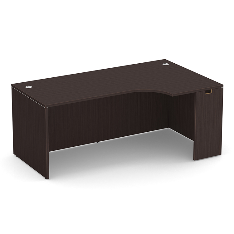 72in Desk Shell with Right Extension by PBD Furniture
