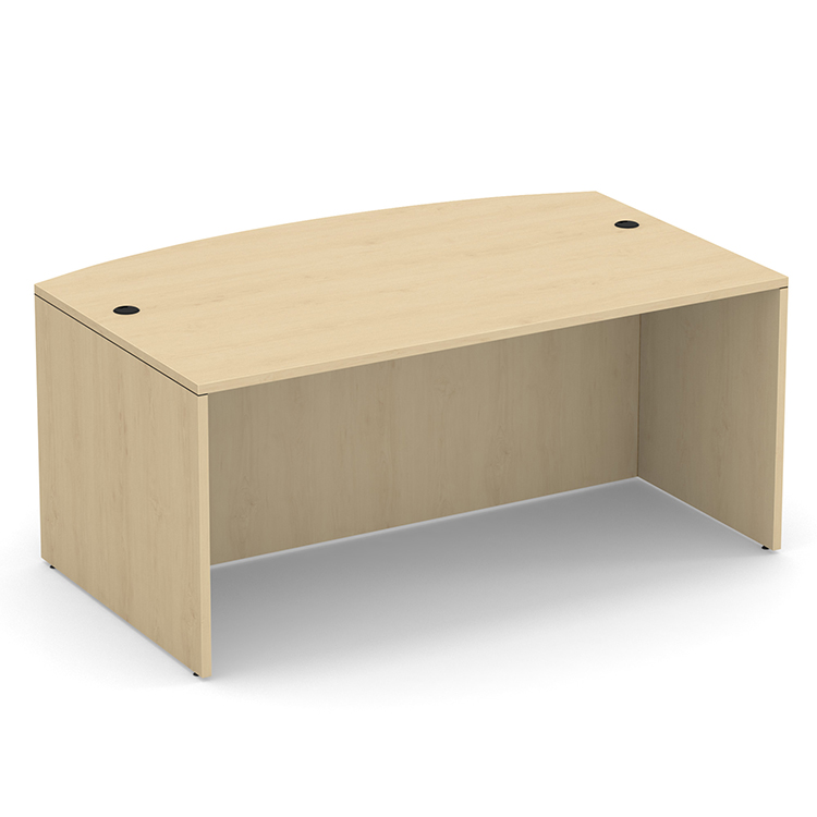 66in x 36in Bow Front Desk Shell by PBD Furniture