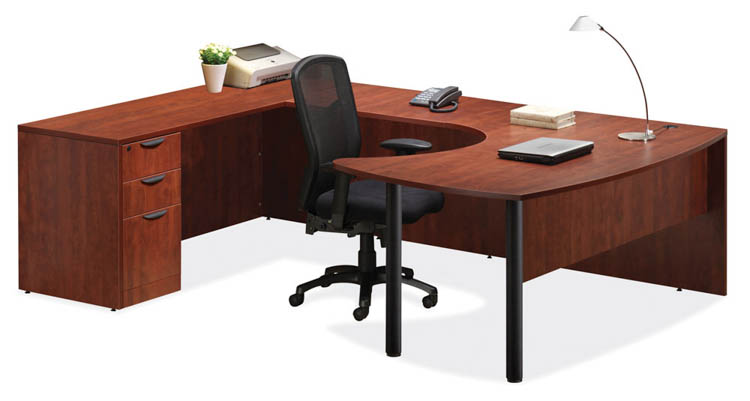 Arc Top U Shaped Desk by Office Source Office Furniture