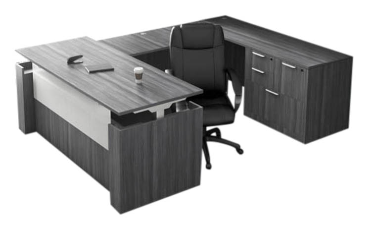 U-Shaped Standing Desk by PBD Furniture