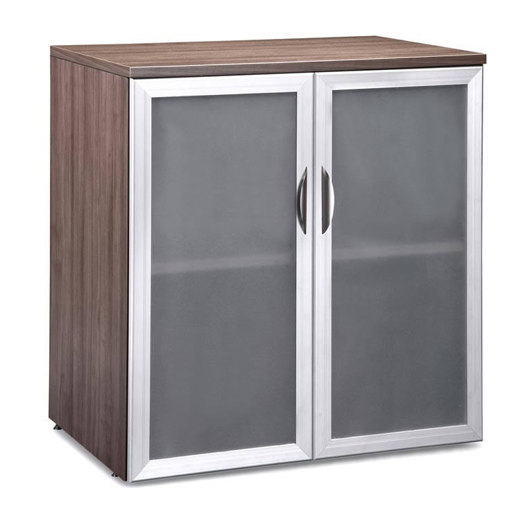 Storage Cabinet with Glass Doors by Office Source Office Furniture