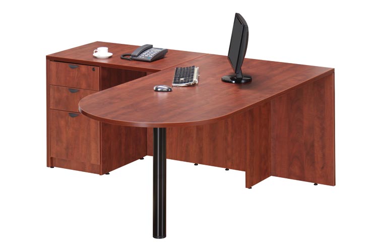 72" x 60" Bullet L Shaped Desk by Office Source Office Furniture