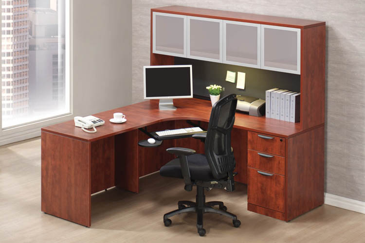Corner Desk with Hutch by Office Source Office Furniture