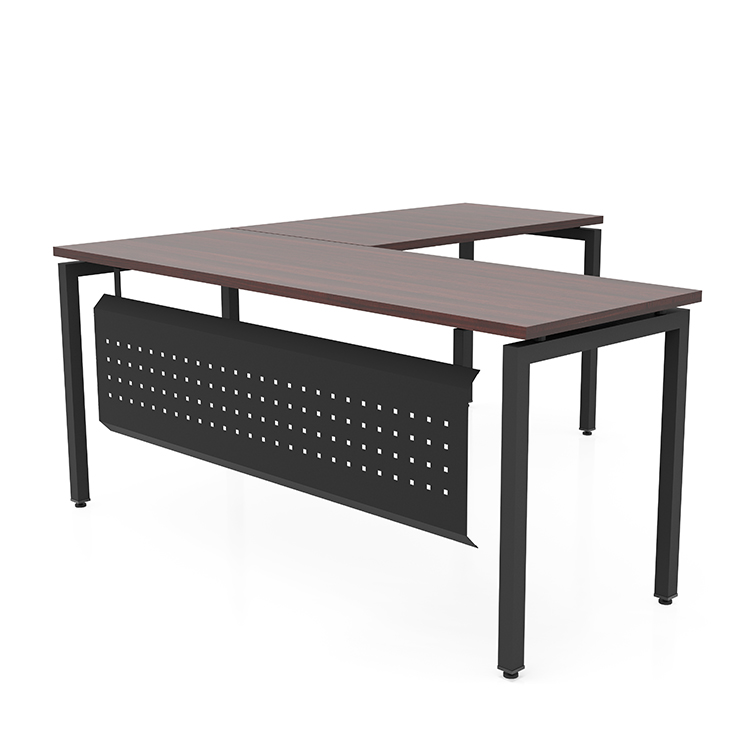 66in x 72in Slender L-Desk with Modesty Panel (66inx24in Desk, 48inx24in Return) by Office Source
