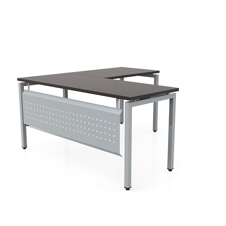 60in x 66in Slender L-Desk with Modesty Panel (60inx24in Desk, 42inx24in Return) by Office Source