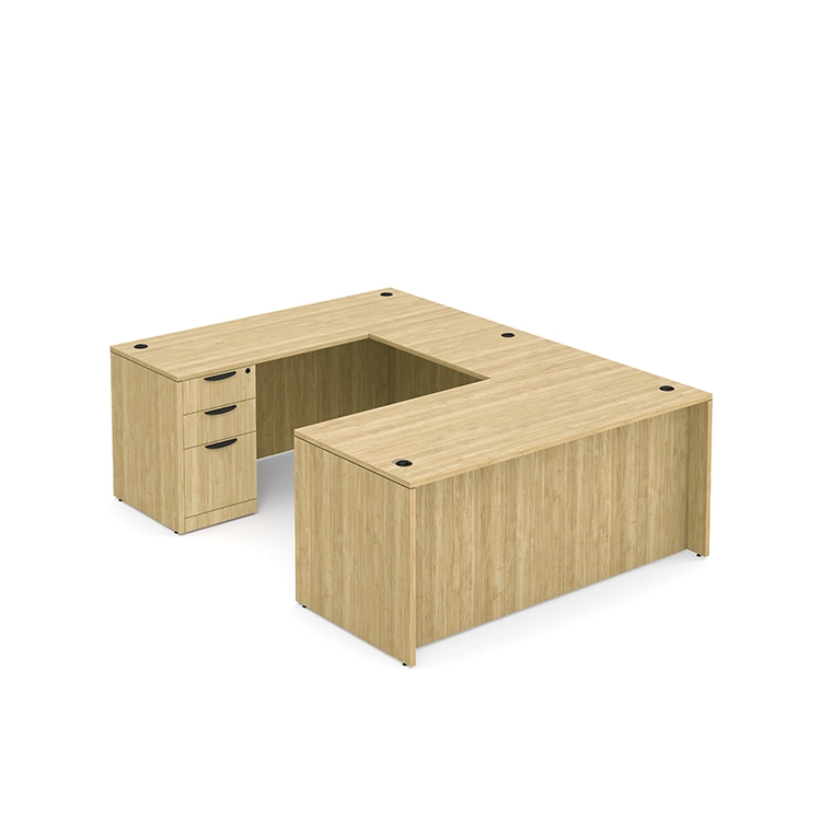 66in x 101in Double Pedestal U-Desk  by PBD Furniture