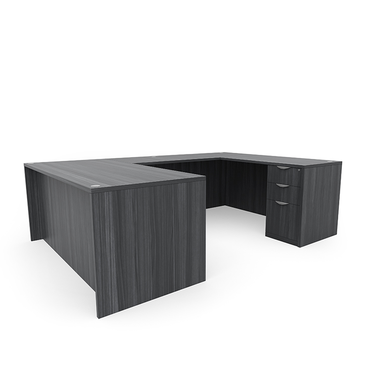 72in x 96in Double Pedestal U-Desk by PBD Furniture