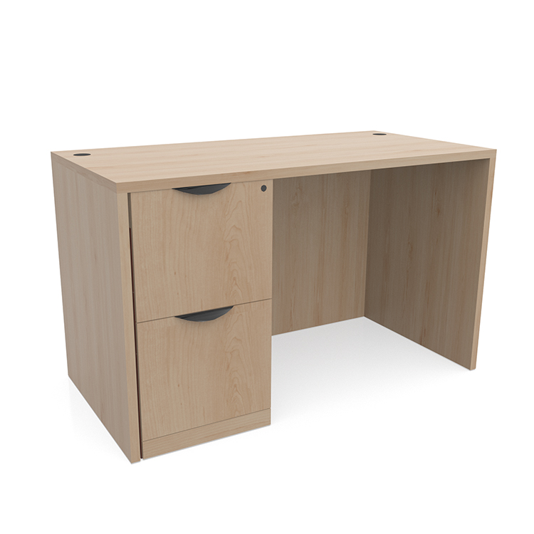 72in x 30in Single Pedestal Desk - File File (FF) by Office Source