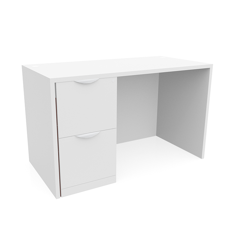 60in x 30in Single Pedestal Desk by PBD Furniture