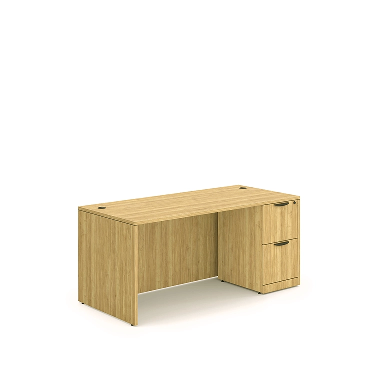 66in x 30in Single Pedestal Desk by PBD Furniture