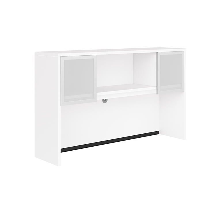 60in Hutch with Two Glass Doors by PBD Furniture