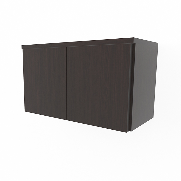 31in Wall Mount Hutch w/ 2 Laminate Doors by PBD Furniture