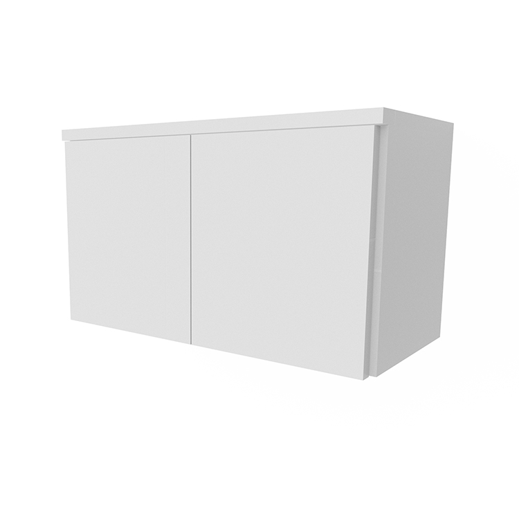 31in Wall Mount Hutch w/ 2 Laminate Doors by PBD Furniture