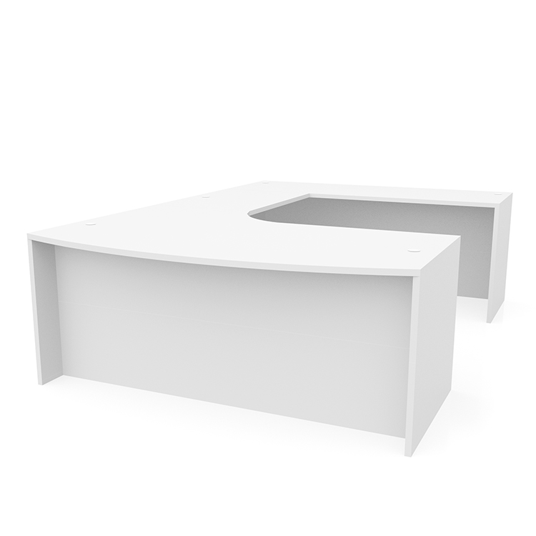 72in x 112in Curved Bow Front U-Desk by PBD Furniture