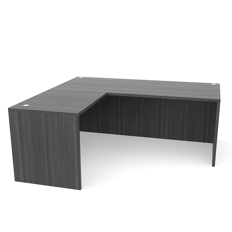 72in x 83in Reversible L-Shaped Desk by Office Source