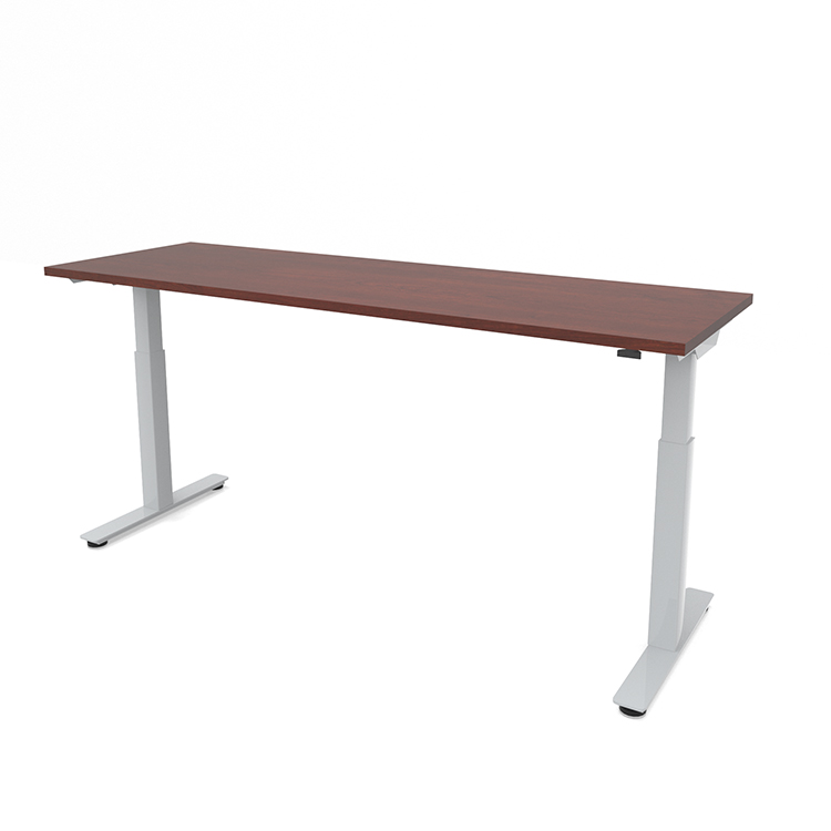 6ft x 24in Dual Motor 3 Stage Adjustable Height Sit to Stand Desk by PBD Furniture