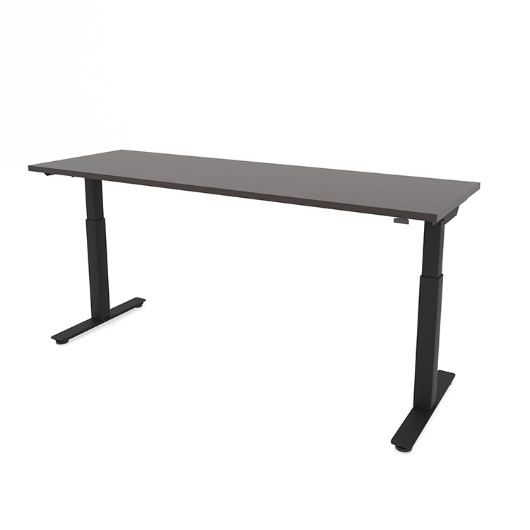 6ft x 24in Dual Motor 3 Stage Adjustable Height Sit to Stand Desk by PBD Furniture