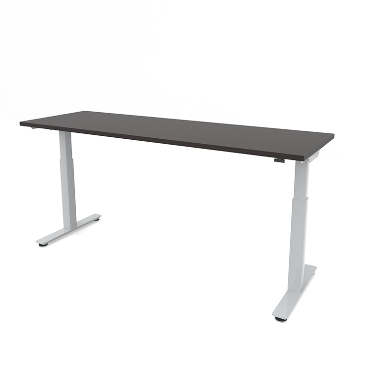 6ft x 24in Dual Motor 3 Stage Adjustable Height Sit to Stand Desk by PBD Furniture
